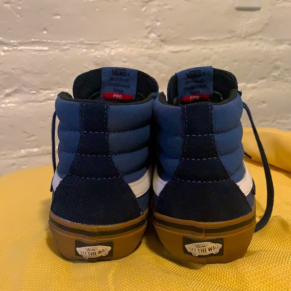 Vans Ultra Cush PRO blue and tan size 6.5 men’s shoe - Picture 3 of 6